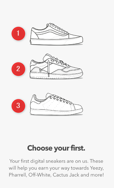 Agletアプリ　靴選択